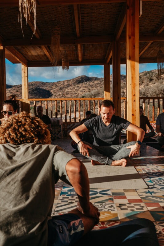 yoga retreat taghazout, surf yoga morocco