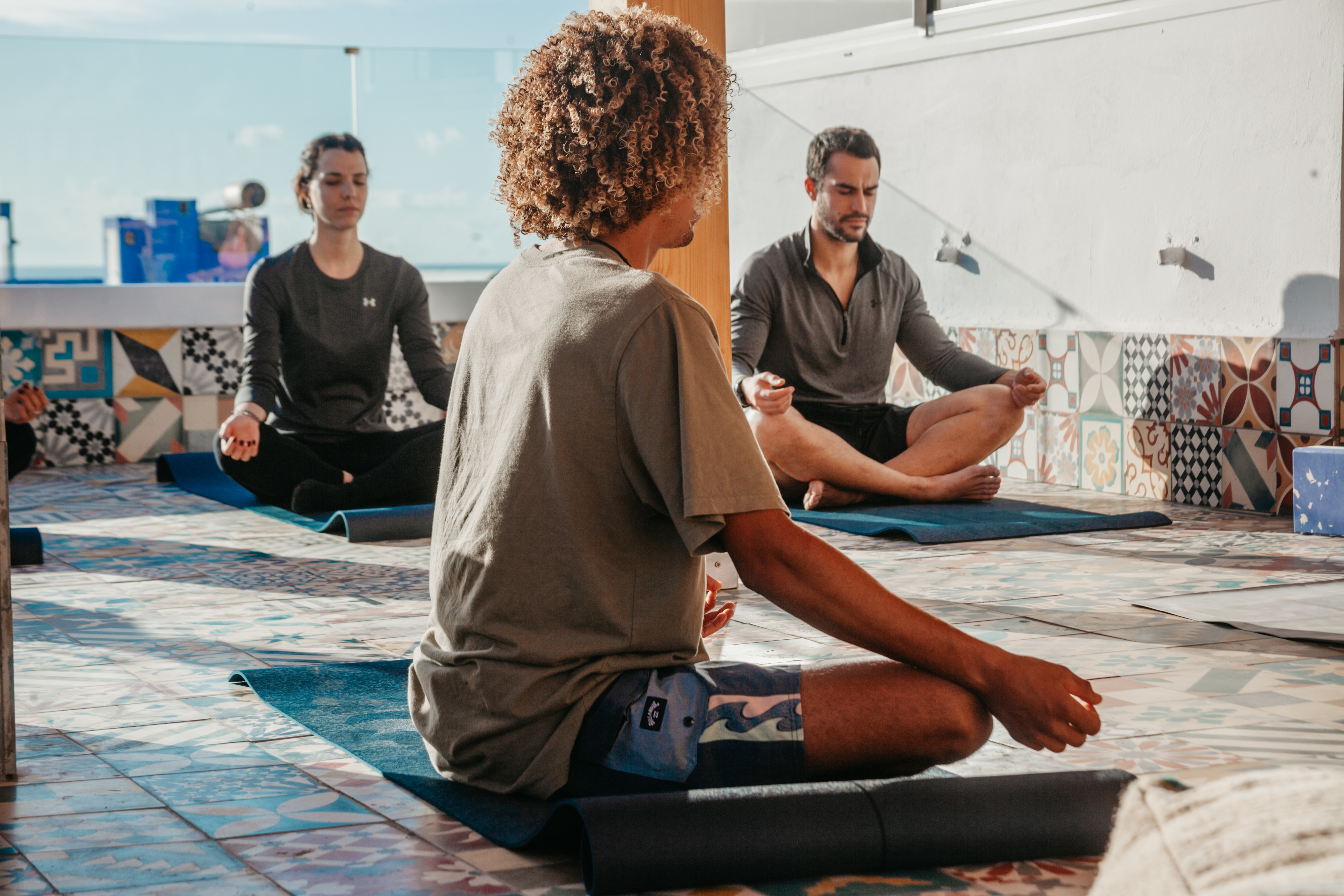 Surf lodge accommodation and shared spaces at Harmony Surf Lodge